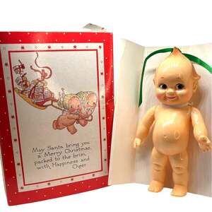 VTG 1986 Jesco Kewpie Kard, Kewpie Doll Christmas Card Collectible - RARE